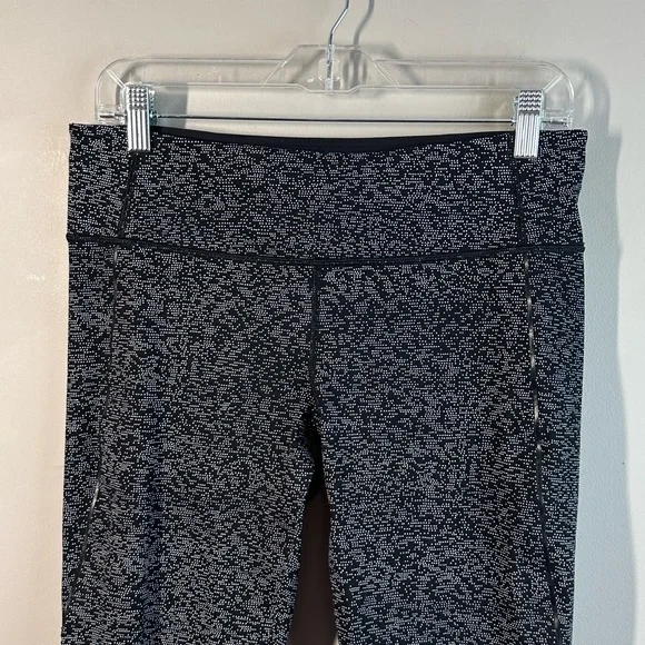 Lululemon Womens Quick Pace 7/8 Soundwave Leggings Size 10 Training Gym Yoga Run - Picture 4 of 16